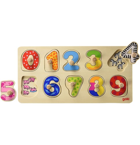 Puzzle Montessori Apprendre A Compter Avec Un Puzzle En Bois