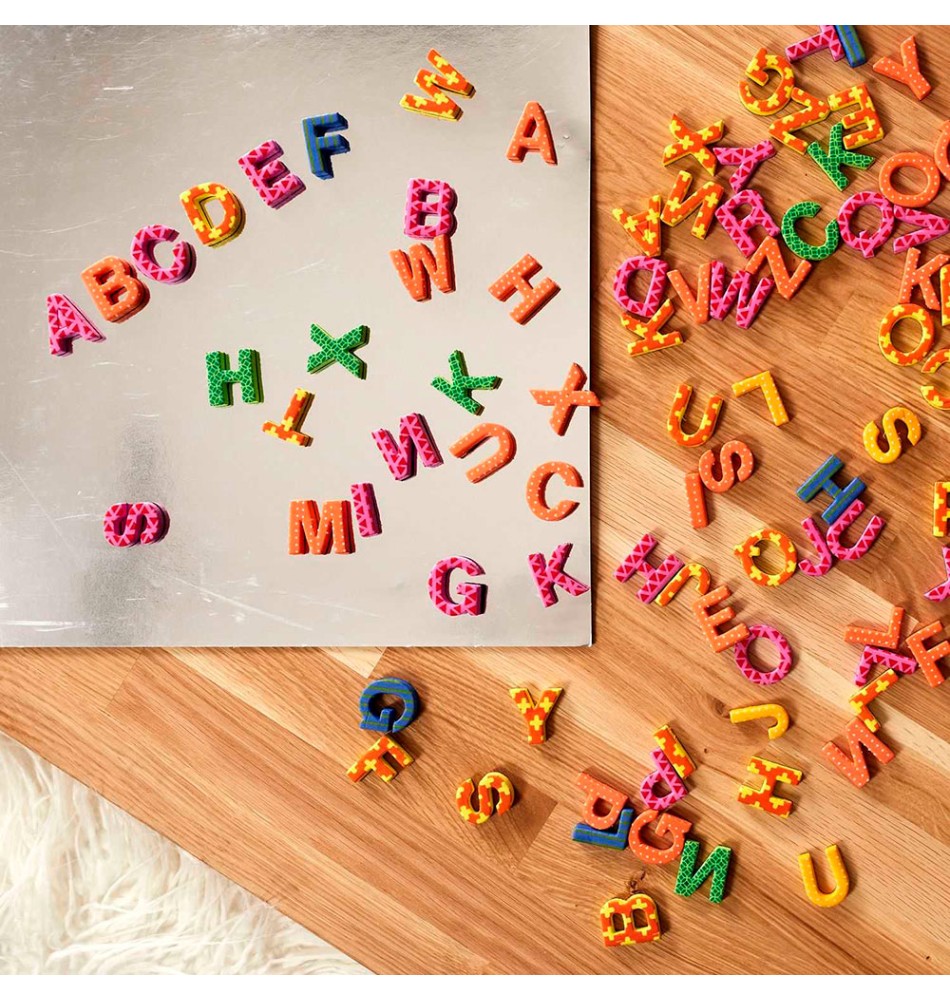 Lettres magnétiques Apprendre les lettres Matériel Montessori