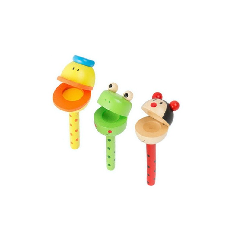 Instrument De Musique Enfant Castagnette Jouet Montessori