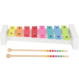Xylophone Montessori - Blanc Arc-en-ciel