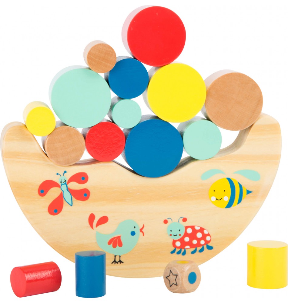 Planche d'équilibre Montessori en bois