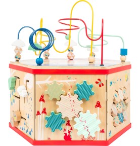 Cube D Activite Cube Activite Bois Tres Haute Qualite Pour Bebe