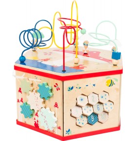 Cube D Activite Cube Activite Bois Tres Haute Qualite Pour Bebe