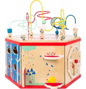 Cube D Activite Cube Activite Bois Tres Haute Qualite Pour Bebe