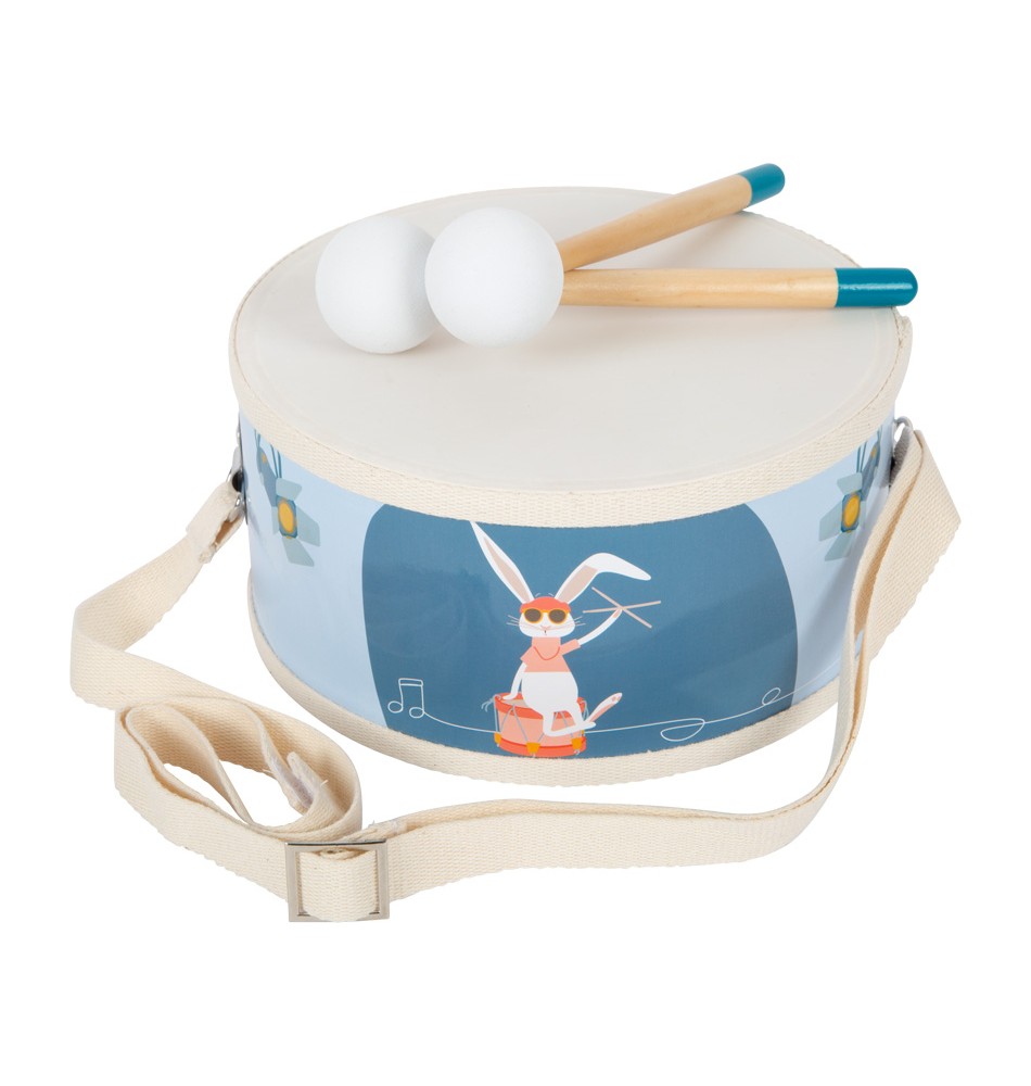 Tambour jouet - Instrument de musique pour enfant - Note blanche