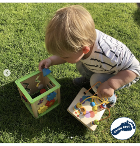 Activité Cube Jouets Jouet éducatif Perle en bois Maze Shape Sorter pour  garçon et fille Toddlers Gift_x