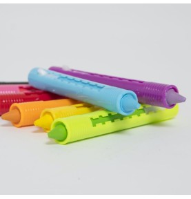 6 Bébé Pack Bain Crayons de Couleur - non Toxique Bain Jouets Par First  Steps