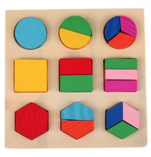 Puzzle Montessori : Décomposer Une Fraction